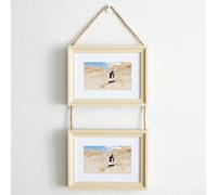 Cadre photo à suspendre de 15,2 cm, double cadre photo créatif pour enfants, cadre photo pour décoration murale (C)