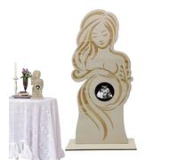 Cadre Photo à Ultrasons : Cadre en Verre Standard, Finition Fine | Accessoire de décoration pour immortaliser les premiers instants Parfait pour une chambre d'enfant | Application facile