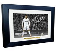 Cadre photo A4 signé Cristiano Ronaldo Real Madrid 30,5 x 20,3 cm avec autographe et signature - Cadeau de football