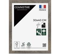 Cadre photo Alizée brun 30x40 cm CEANOTHE en résine recyclée Verre acrylique Incassable - Fabriqué en France Brun G