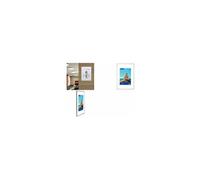 MAUL Cadre Photo MAULdesign en Aluminium | Format Portrait ou Paysage | Avec Insert Passe-Partout | Cadre Amovible Amovible | Verre Plastique | Cadre Photo 40 x 60 cm | Argenté
