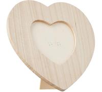 Cadre Photo - ARTEMIO - Cœur - Bois - 17,5 x 17,5 cm - Décoratif