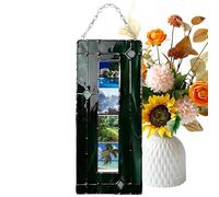 Cadre photo artisanal avec pendentif en acrylique design vintage pour arbre de voiture, sac mural, cadeau de Noël, mariage, anniversaire Design Pro