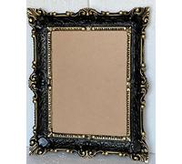 Cadre photo artissimo Noir-Or SANS VERRE Vintage 56x46 cm Cadre photo antique Pour tableau 30x40 cm Ornements