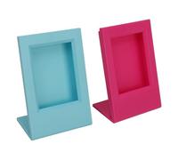 Cadre Photo Autoportant en Forme de L pour Mini Photos de 3 Pouces, Acrylique, pour la Décoration de la Maison ou du Bureau, pour Les Anniversaires, Les Vacances, Les