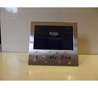 Cadre Photo avec Inscription « I Love My Dad » pour Noël, fête des pères, Anniversaire, 15,2 x 10,2 cm