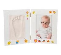 Cadre photo avec kit de moulage pour empreintes bébé Multi G