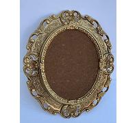Cadre photo baroque doré ovale sans verre antique classique 45 x 38 cm Cadre photo 24 x 30 cm Cadre photo rococo 3045 G