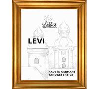 Cadre photo baroque en bois massif Donau 50 x 40 cm Couleur or vintage avec verre synthétique antireflet 1 mm