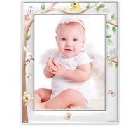 Cadre photo bébé argenté Zep Adamo 10x15 cm avec finition brillante