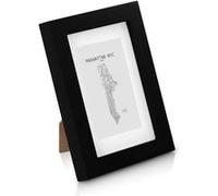 Cadre photo - Blumfeldt Casa chic Brighton - vitre 10 x 15 cm - bois - noir G