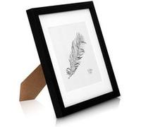 Cadre photo - Blumfeldt Casa chic Cannon - carré 24,4 x 24,4 cm - bois - Noir G