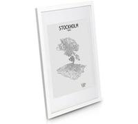 Cadre photo - Blumfeldt Casa chic Kenton - rectangulaire 70 x 50 cm - plexiglas - Blanc G