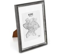 Cadre photo - Blumfeldt Casa chic Lancaster - rectangulaire DIN A4 - bois - Argent G
