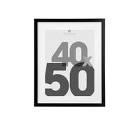 Cadre photo bois ""Eva"" noir 40x50cm - Atmosphera Créateur d'intérieur