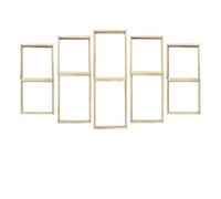 Cadre Photo,Cadre Photo Bois Lot de 5 cadres d'art mural à faire soi-même, peintures sur le mur, images encadrées for affiches, cadre en bois for peinture sur toile, affiche(40X60 40X80 40X100CM)