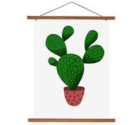 Cadre Photo Cadres de posters et d'affiches Moderne Magnétique En Bois Affiche Scroll Impressions Artwork Cintre Decoration Murale (40cm)