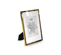 Casa Chic Cadre Photo, Cadre Photo en Metal de 31 x 23 cm, Cadres Photo, Porte Photo Mural, Cadre Decoration Murale Pele Mele, Affichage Vertical/Horizontal, avec Protection Verre et Passe Partout