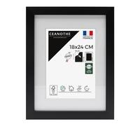 CADRE 18X24 OUV 13X18 MILAN NOIR