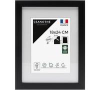CADRE 18X24 OUV 13X18 MILAN NOIR