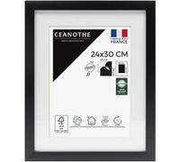 Cadre photo Ceanothe Milan 24 x 30 cm Noir Noir E