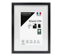 Cadre photo Ceanothe Milan 30 x 40 cm Noir Noir E