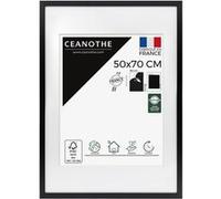Cadre photo Ceanothe Milan 50 x 70 cm Noir Noir E