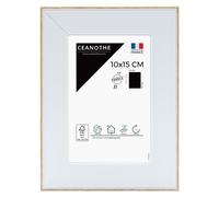 CADRE 10x15 NEWTON BOIS ET BLANC