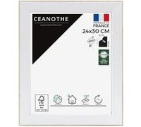 Cadre photo Ceanothe Newton 24 x 30 cm Bois et Blanc Bois et Blanc E