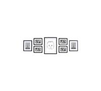 Cadre photo Chalcot - Casa Chic by - Lot de 7 - 3 tailles - bois véritable - Noir