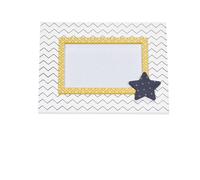 Cadre Photo Chevrons En Mdf - Hello Blanc TU