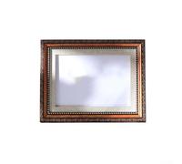 Cadre photo classique de 12,7 cm en résine avec panneau arrière en MDF pour une utilisation dans la salle d'étude ou le couloir (rouge)