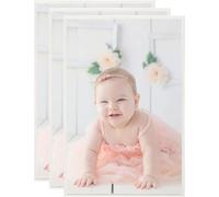 Cadre photo Collage 3 pcs. pour mur table argenté 70x90 cm MDF