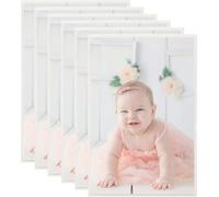 Cadre photo Collage 5 pcs. pour mur table argenté 70x90 cm MDF