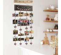 Cadre photo, collage photo mural, cadeaux pour la fête des mères, femmes, collage photos, cadre photo, suspendu, Picture Board, bois, cadre rustique