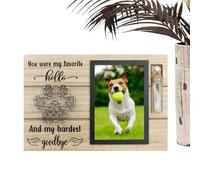 Cadre photo commémoratif pour chiens - Souvenir de chien perdu par sympathie, cadre photo souvenir d'animaux de compagnie | Cadre photo pour chien souvenir