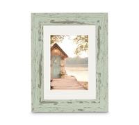 Cadre photo - Cottage - menthe pastel - 30 x 40 cm - effet vieilli