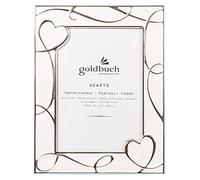 Cadre Photo Goldbuch Hearts (résine Effet Nacré + Métal) 13x18 Argenté