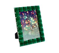 Cadre photo d coratif scintillant Isaac Jacobs, pr sentoir photo et d coration d'int rieur (4 x 6, vert meraude)