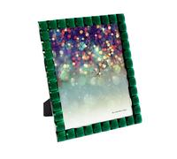Cadre photo d coratif scintillant Isaac Jacobs, pr sentoir photo et d coration d'int rieur (8 x 10 vert meraude)