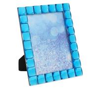 Cadre photo d coratif turquoise scintillant Isaac Jacobs, pr sentoir photo pour la maison, DAcor (5 x 7 turquoise)