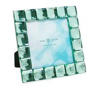 Cadre photo d coratif vert clair scintillant Isaac Jacobs, pr sentoir photo pour la maison, DAcor (4x4, vert clair)