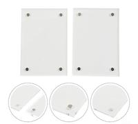 Cadre photo de bureau en acrylique transparent avec coins magnétiques pour un affichage stable des photos et des affiches et une vitrine de mémoire durable (6 x 9 cm)