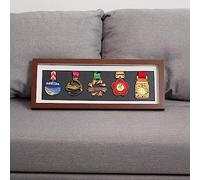 Cadre Photo de Collection, Cadre d'affichage pour Plusieurs Images, médaille, Cadre 3D pour médailles, Souvenirs, Fleurs, médailles de Guerre, Militaires, Sportives