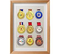 Cadre Photo de Collection, Cadre d'affichage pour Plusieurs Images, médaille, Cadre commémoratif, Peut être utilisé pour Les Souvenirs Photo