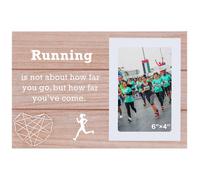 Cadre photo de course - Cadeau cadre photo pour coureur - Marathon - Semi-marathon - Cadeaux de course 10 km 5 km - Courir ne se r sume pas la