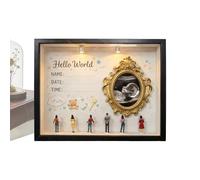 Cadre photo de musée miniature | DIY Souvenir Lumineux Commémoratif Esthétique | Boîte d'Exposition avec Cadre Photo pour ,pour Décoration Maison, Chambre Enfant, Bureau, Table, Étagère, Fête