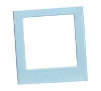 Cadre Photo de Poche Magnétique Double Face pourInstax Square, Aimant Puissant, Matière Plastique, Ajoutez Vos Signatures sur la Bordure (Blue)