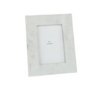 Cadre Photo Déco "Marbre" 13x18cm Blanc