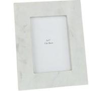 Cadre Photo Déco "Marbre" 13x18cm Blanc Blanc G
